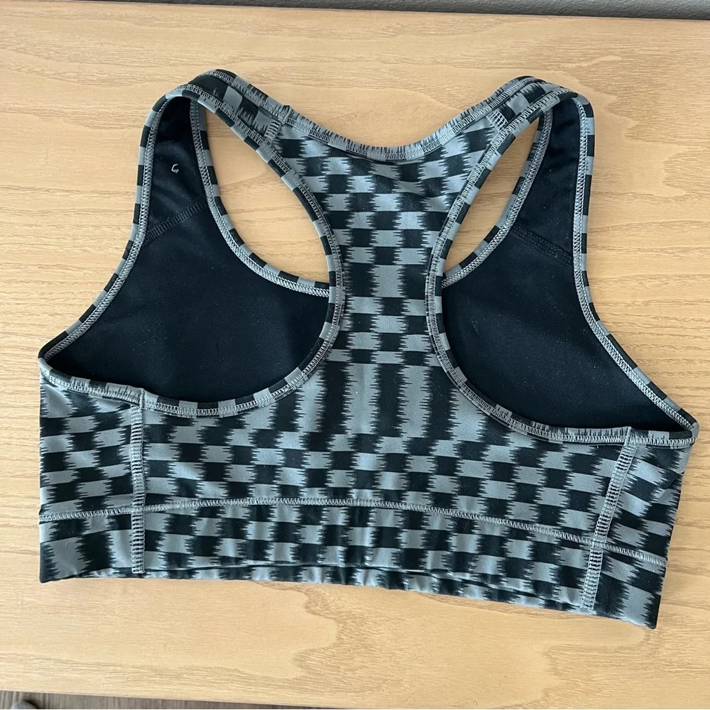 Black/Grey Nike Sports Bra - Picture 2 of 2